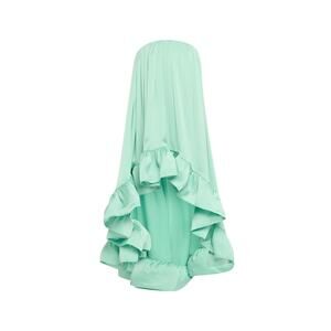 ALEXIS Alfi Strapless High-Low Ruffle-Hem Dress - XS - French Green